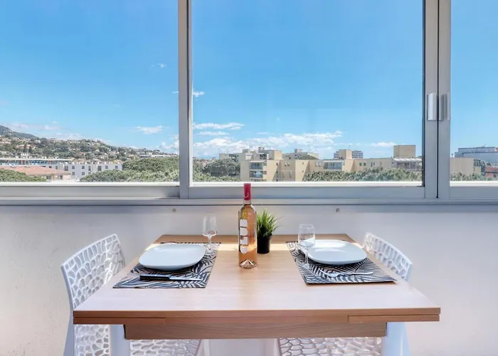 公寓 T2 600 M From The Beach! Air-conditioned *